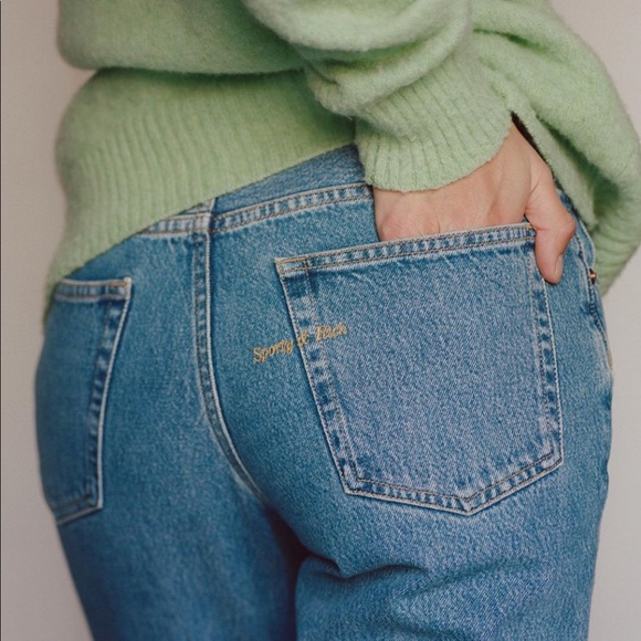 sporty & rich Denim - Sporty and Rich x Harmony Medium Wash Jeans 26